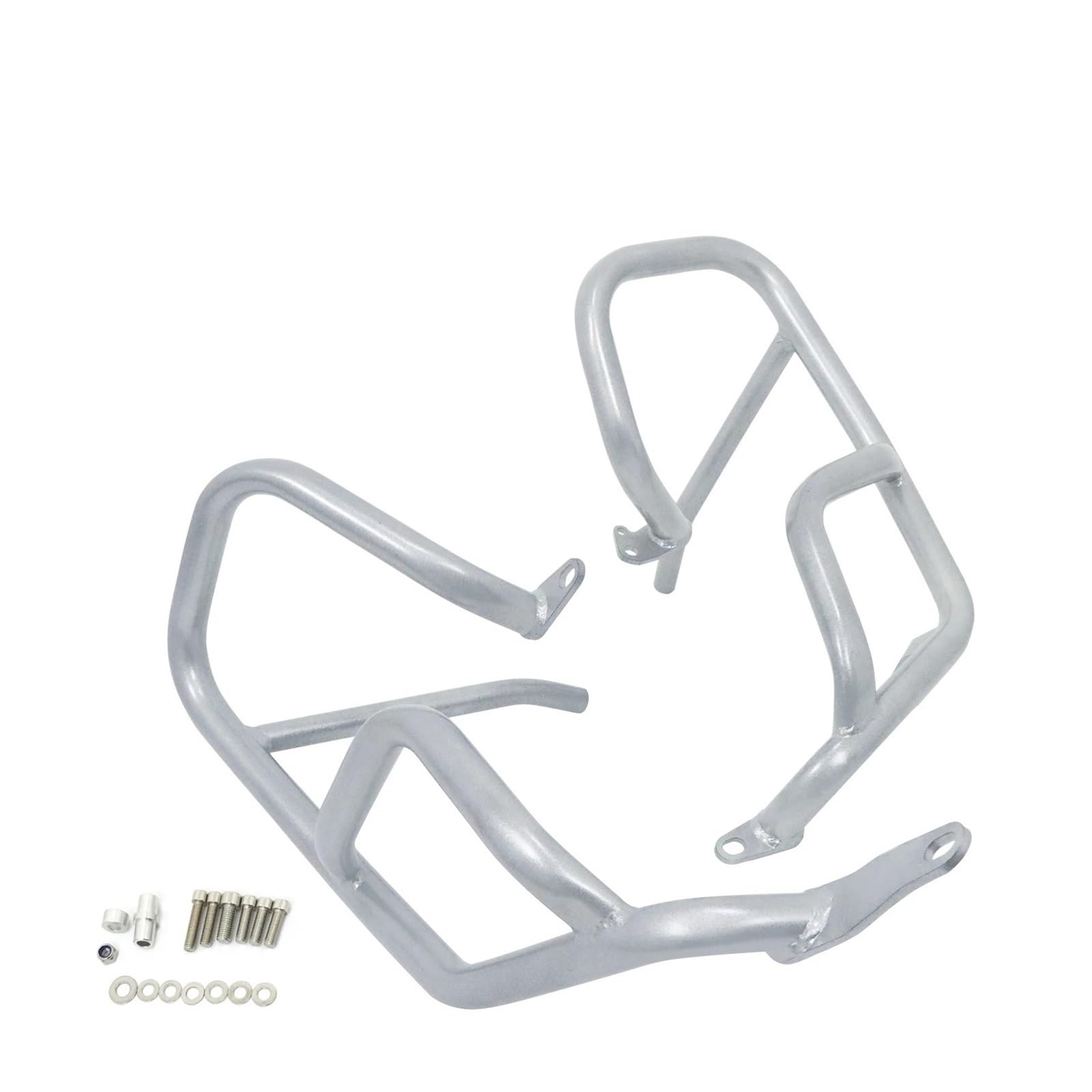 Motorcycle Crash Bars For BMW F850GS F750GS F 750 GS F 850 GS 2017-2023 Motorcycle Upper Lower Full Set Engine Guard Crash Bar Bumper Frame Protection(Lower silver)