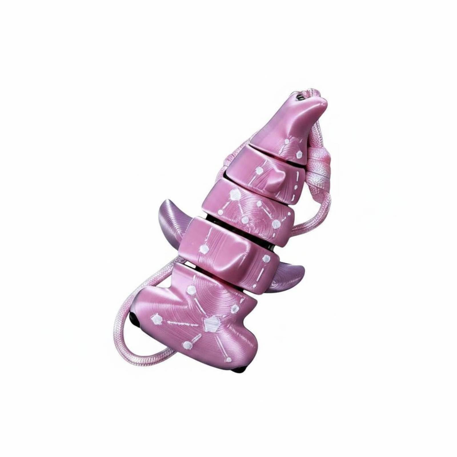 VISTORA Movable Joints BCD Hanging Charm Buoyant Buoy Dive Buddy Figure Cute Design Underwater Doll Hanging Strap for Divers, Snorkeling, Pink Hammerhead|Home & Kitchen | Home Improvement-image-38