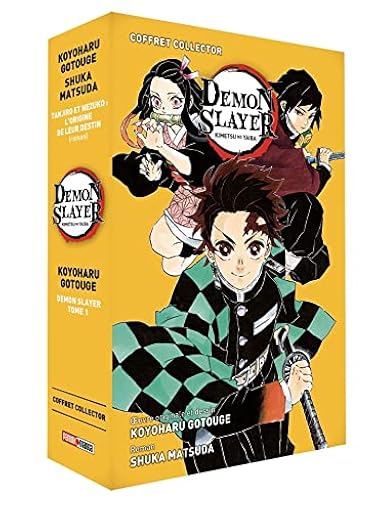 Coffret en 2 volumes : Demon Slayer Tome 1 ; Roman Tome 1, Tanjiro et Nezuko : L´origine de leur destin | Ya disponible en tu tienda friki favorita! En mundofriki.es!