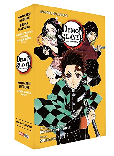 Coffret en 2 volumes : Demon Slayer Tome 1 ; Roman Tome 1,