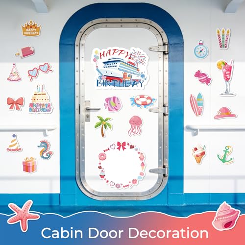 Set de 35 imanes decorativos náuticos para puerta miniatura 4