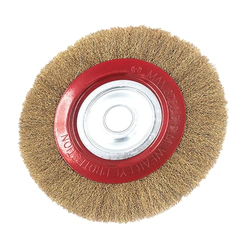 KOMBIUDA 鋼線ワイヤーブラシ 転工具用錆除去研磨ブラシ 高耐久性ポリッシングホイール 電動ドリル対応研磨ツール