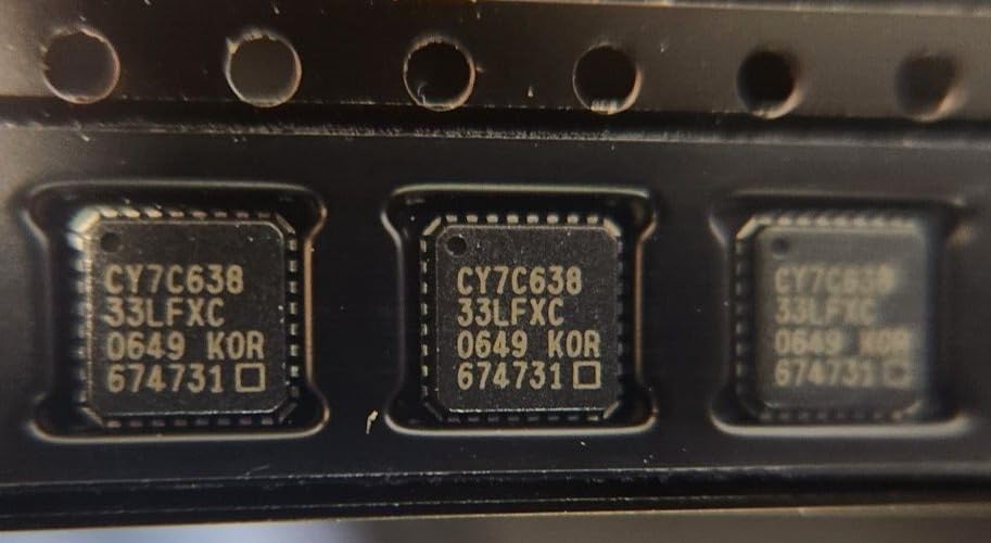 (3 PC) CY7C63833-LFXC Cypress 8-BIT, Compatible with Flash, M8C CPU, 24MHZ