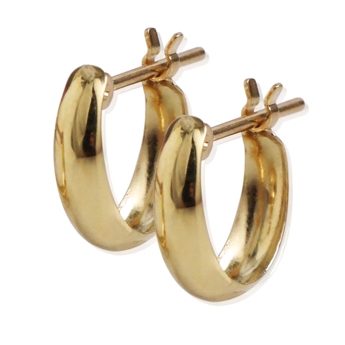 k18 ピンクゴールド　5×13 月甲 フープピアス Amazon | [ディーヴァス] ピアス 18金 フープ k18 フープピアス 18k