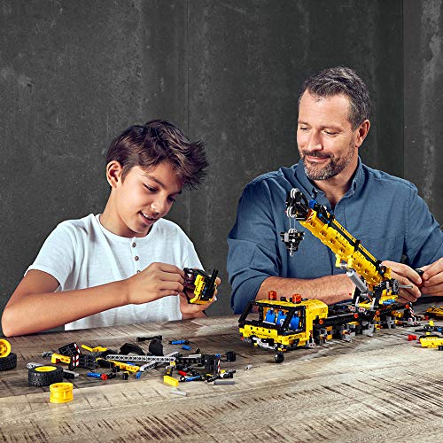 Image of LEGO Technic Mobile Crane 42108 Building Kit,A Super Model Crane to Build for Any Fan of Construction Toys,New 2020 (1,292 Pcs),Multicolor