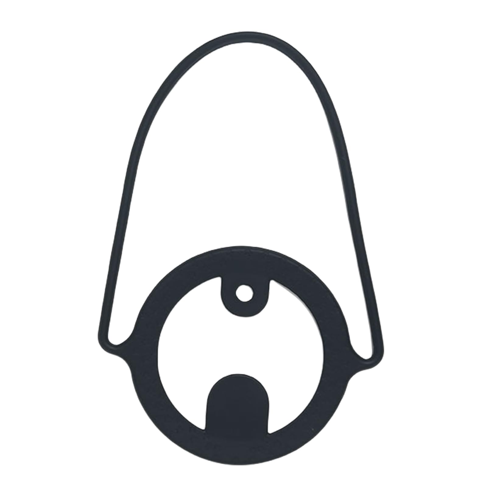 Gnbzxce Silicone Cup Handle Accessory - Modern Silicone Cup Sleeve - Comfortable Grip for Coffee Enthusiasts - Black, 7.09x3.15 inches