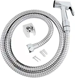 Ducha Higiênica Metal Gatilho Mangueira 1,20 Mt Sem Registro Cor:Cromado