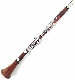 17 Key Rose Wood Material Silver Plated Keys Clarinet