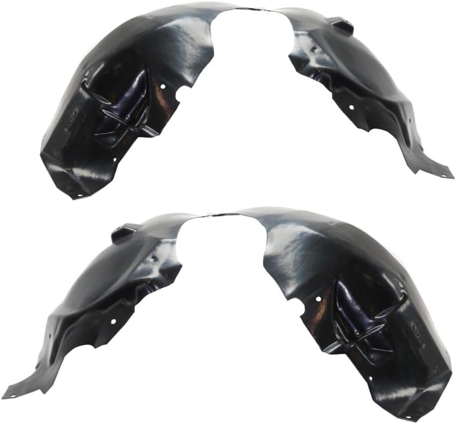 KarParts360 For Chrysler Pacifica 2017-2024 Fender Liner Driver And Passenger Side | Pair | Front | Vacuum Formed | PE Plastic | For CH1248190, CH1249190 | 191275369500, 68228449AC, 68477540AA-PFM