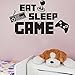 ANBER Video Game Wall Sticker Decal Game Room Decor Children Gift Boys Teens Room Wall Vinyl Decal Lettering Stickers Cool Posters Home Décor