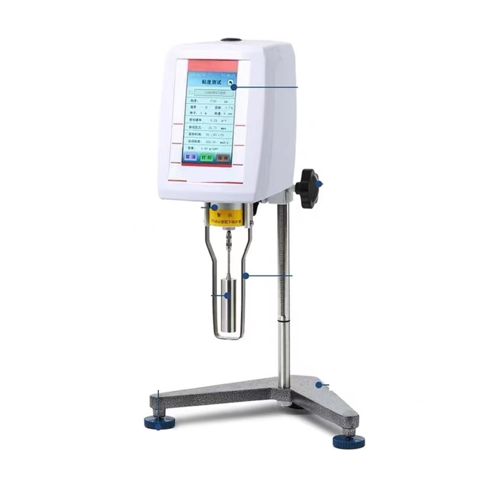 Viskositätsmessgerät, NDJ-5S NDJ-8S/9S Digitalanzeige Hochpräziser Mikrocomputer-Rotationsviskosimeter-Viskositätstester for Beschichtungen, Farben, Tinten, Klebertests,Rotationsviskosimeter(NDJ-5S)