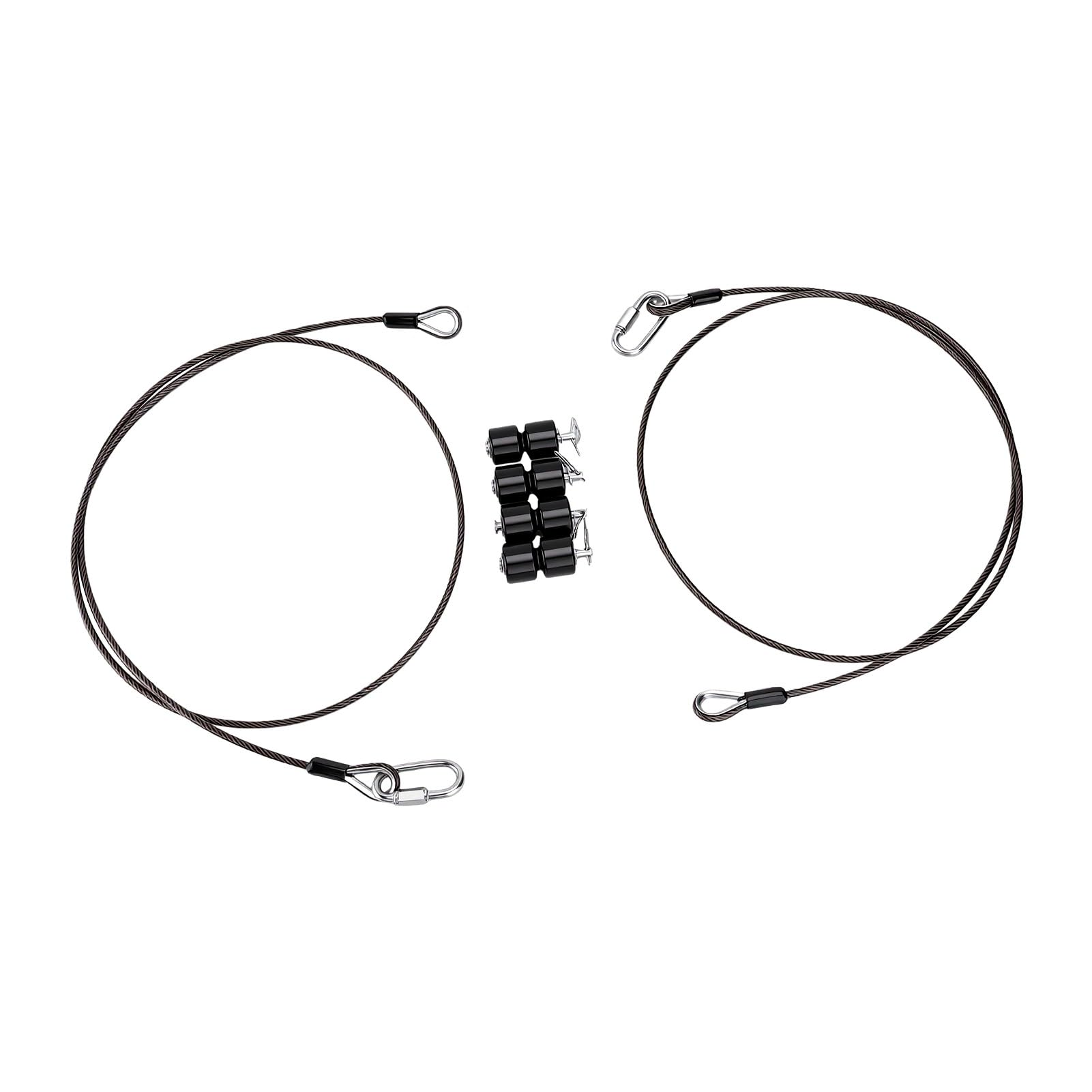 banapoy 2 Sztuki Linki Nośne Stali Nierdzewnej Przyczepy GMNR925 (BLACK)