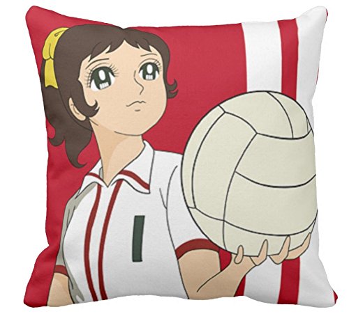  Pillow Cuscino Personalizzato 40X40 Mimi\' E LA Nazionale della PALLAVOLO Cartone Anni 80 Idea Regalo