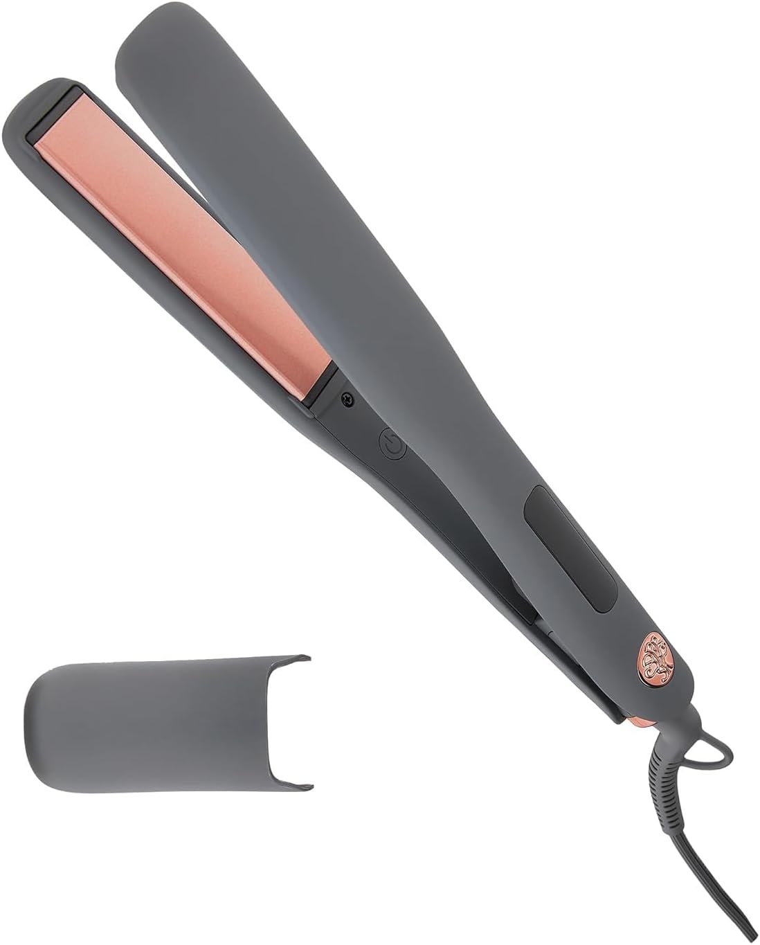 Hairitage Straight to It Flat Iron for Hair Straightening & Frizz Control – Ceramic Tourmaline Straightener for All Hair Types – Soft Heat Technology for Smoothing, Dual Voltage, Auto Shut-Off