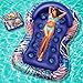 Produktbild HeySplash Aufblasbares Pool Luftmatratze, 185 x 127 cm Pool Aufblasbar Bett mit Abnehmbar Kopfstütze & Getränkehalter für Erwachsene, Sommer Pool Spielzeug Tragbar Groß Bräunung Schwimmend Flöße