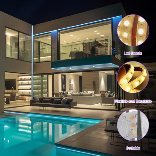 Image of LED Wall Washer Light 2M with Remot, 16 Colors Changing LED Strip Light Bar, Controllable via app,Music Sync,Waterproof Spotlights for Living Room,Gaming Room,Wall Decoration