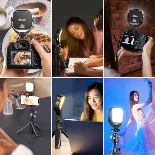 Image of ULANZI VL66 LED Video Lights - LED Camera Light Portable Photography Lighting w Cold Shoe, 2000mAh Rechargeable CRI 95+ 2500-6500K Dimmable