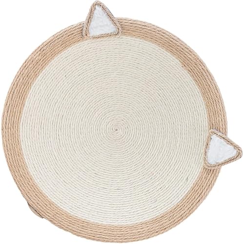 Vlwm猫 ベッド 猫 爪研ぎ 爪とぎ 猫 マット 睡眠休憩ベッド 大型 天然サイザル麻 耐久 ダイニングルーム用 ソファー 猫挽き おもちゃ ストレス解消 保護家具猫スクラッチャー つめとぎ ベッド すり鉢型 滑り止め付き ペット用品 四季通用 天然素材