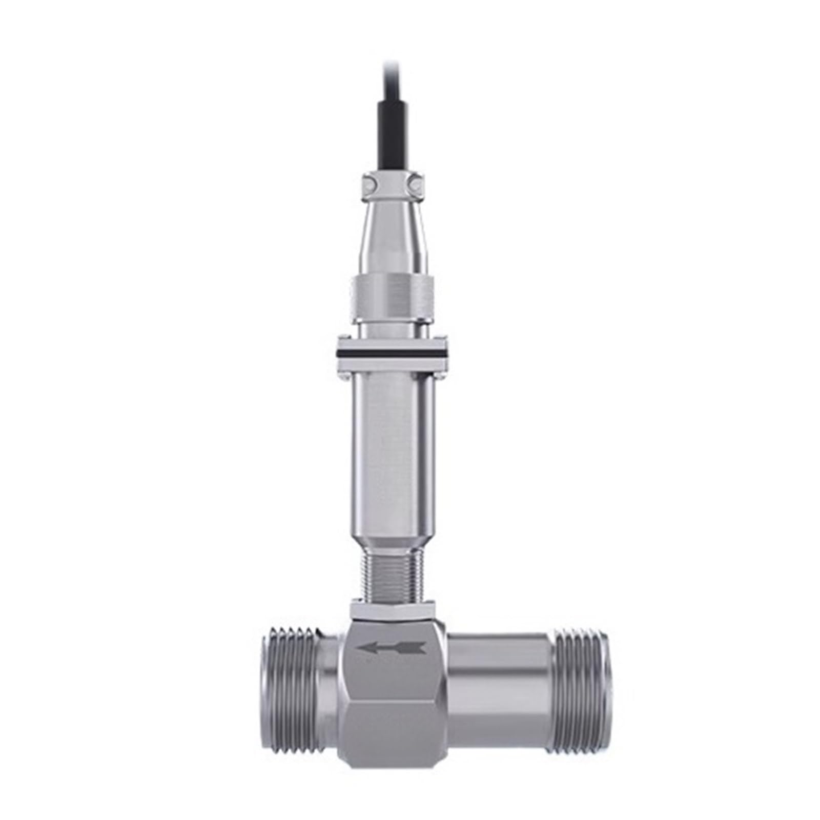 Débitmètre liquide DN20 inox impulsion filetée sans affichage pour fluide industriel