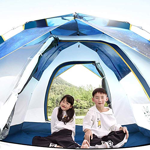 Carpa de Camping Plegable 3 en 1 GeRRiT para 4-6 Personas miniatura 3