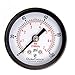 DuraChoice 1-1/2" Utility Pressure Gauge, WOG, Black Steel Case, 1/8" NPT, Center Back Mount, 0-100PSI