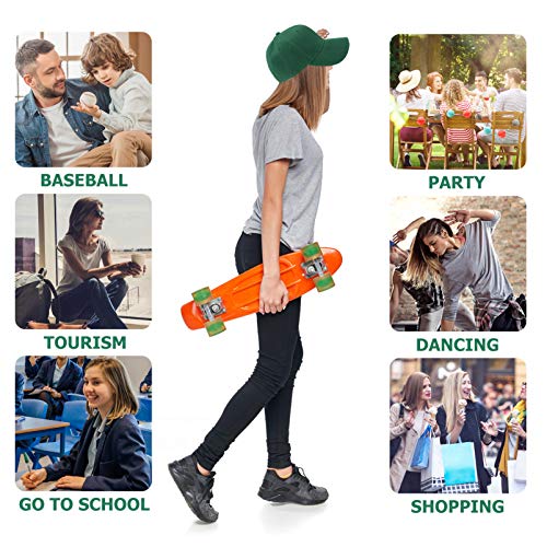 ABOOFAN Chapéu Trevo de Quatro Folhas Boné de Beisebol St. Boné de Baseball Patricks Day Green Algod