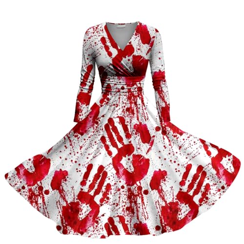 Genérico Vestido Medieval para Mujer Medieval Renacimiento Vestido Disfraz de Carnaval Disfraz Diablo Mujer Halloween Novia Fantasma Vestidos Medievales Tallas Grandes Disfraces Halloween Adulto