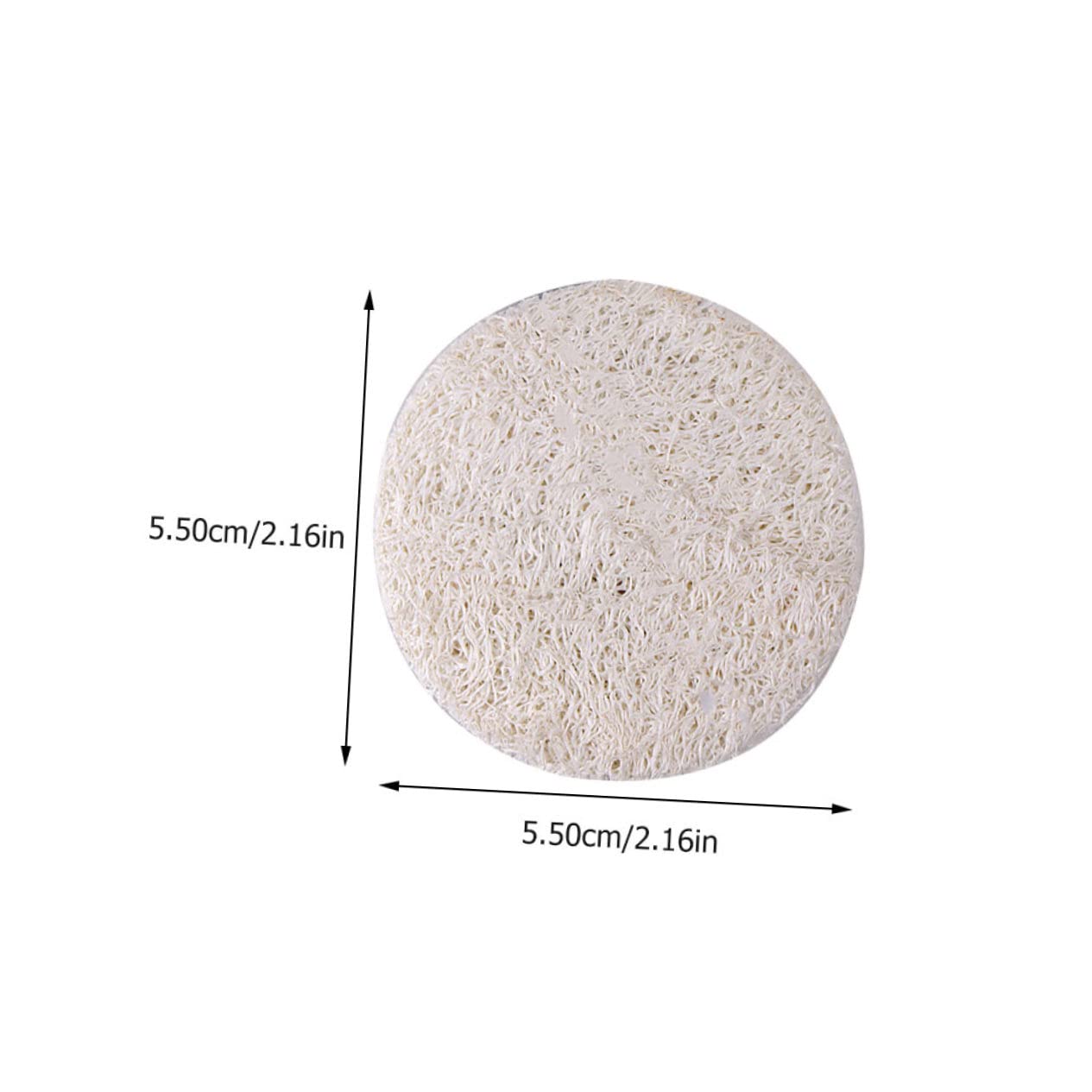 CLISPEED 20pcs Rounded Facial Skin Pads Exfoliating Cleaning Scrubber for Gentle Makeup Removal and Deep Pore Cleansing Facial Tool for Daily Skin Care