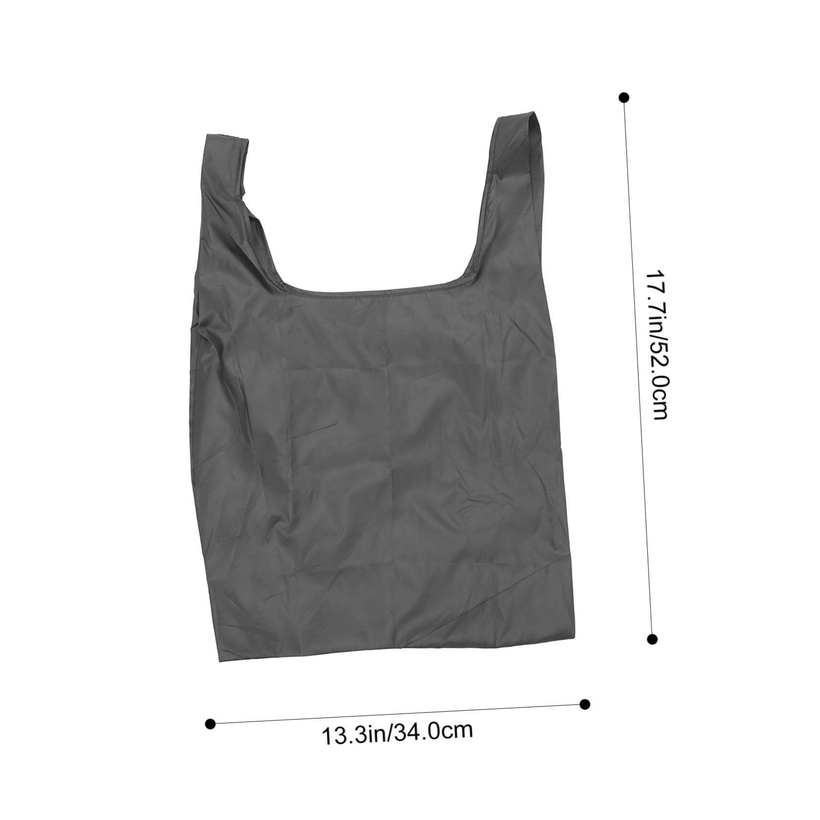 IMIKEYA Bolsas de Supermercado Reutilizables Negras 20 Piezas