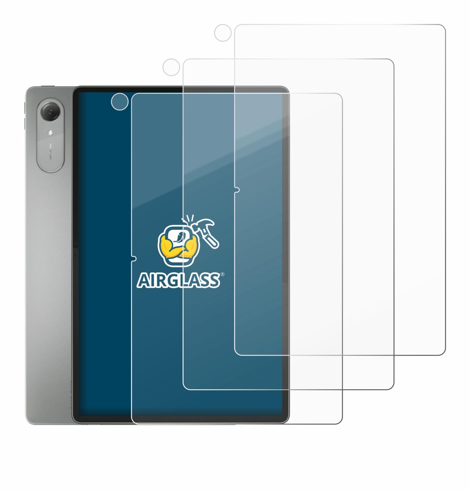 brotect Pellicola Protettiva Vetro per Lenovo Idea Tab Pro Gen 2 13" (Fronte+Fotocamera) Schermo (3 Pezzi) [Durezza Estrema 9H, Chiaro]