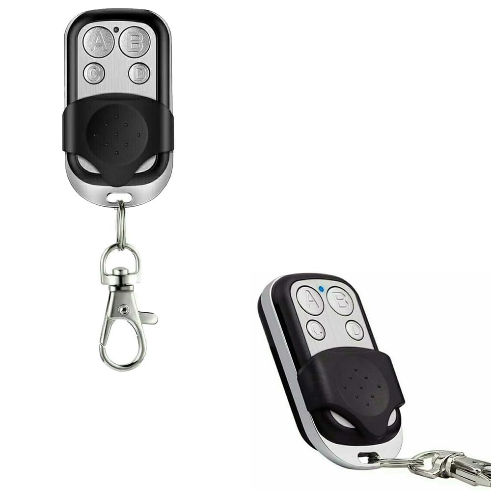 20 télécommandes pour Portail et Garage à Code Fixe 433.92 MHz avec 4 Touches