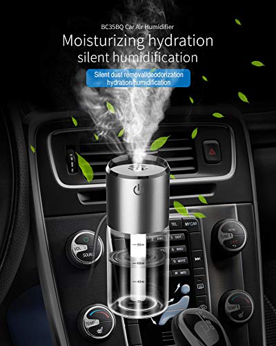 Amazon.co.jp: PovKeever 車載加湿器 車用加湿器 超音波式加湿器 USB