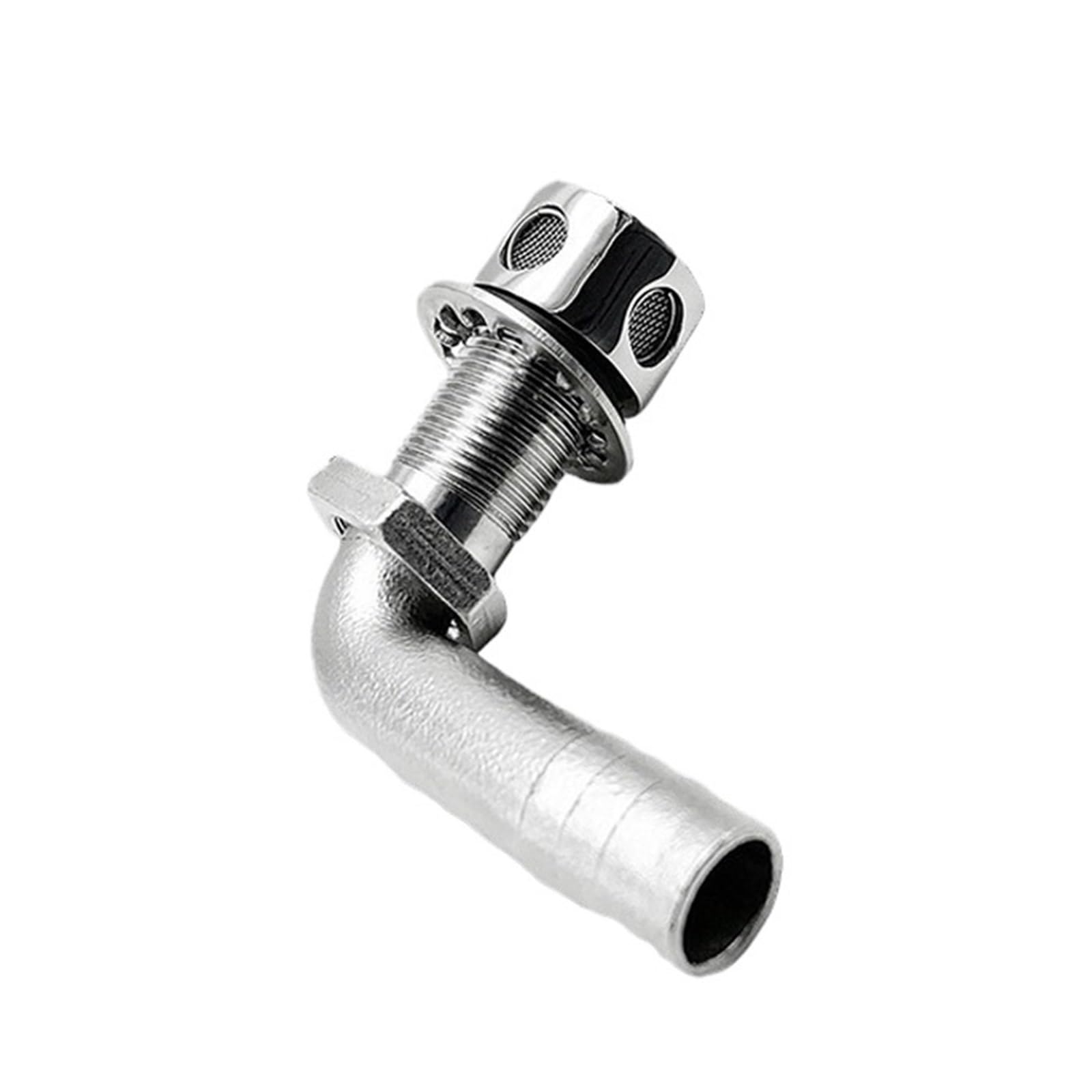 Boat Fuel Vent Marine Grade 316 Stainless Steel Fuel Gas Tank Vent Hardware with Gasket Flush Mount