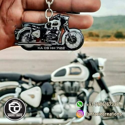 Image of Acrylic Customized Bike or Car Shape Keychains | Gift for riders