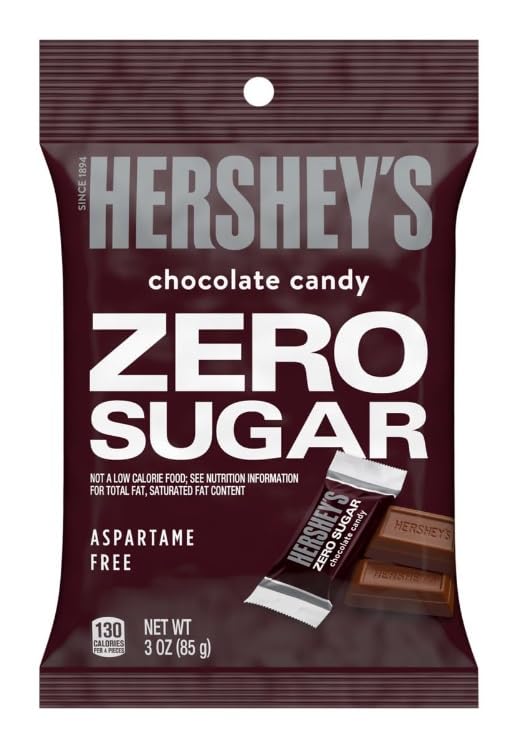 Miniatura 2 de Zero Sugar Hershey - Paquete variado  Paquete de 5  Relleno de caramelo, chocolates, oscuro especial, empanadas de menta, tazas de mantequilla de