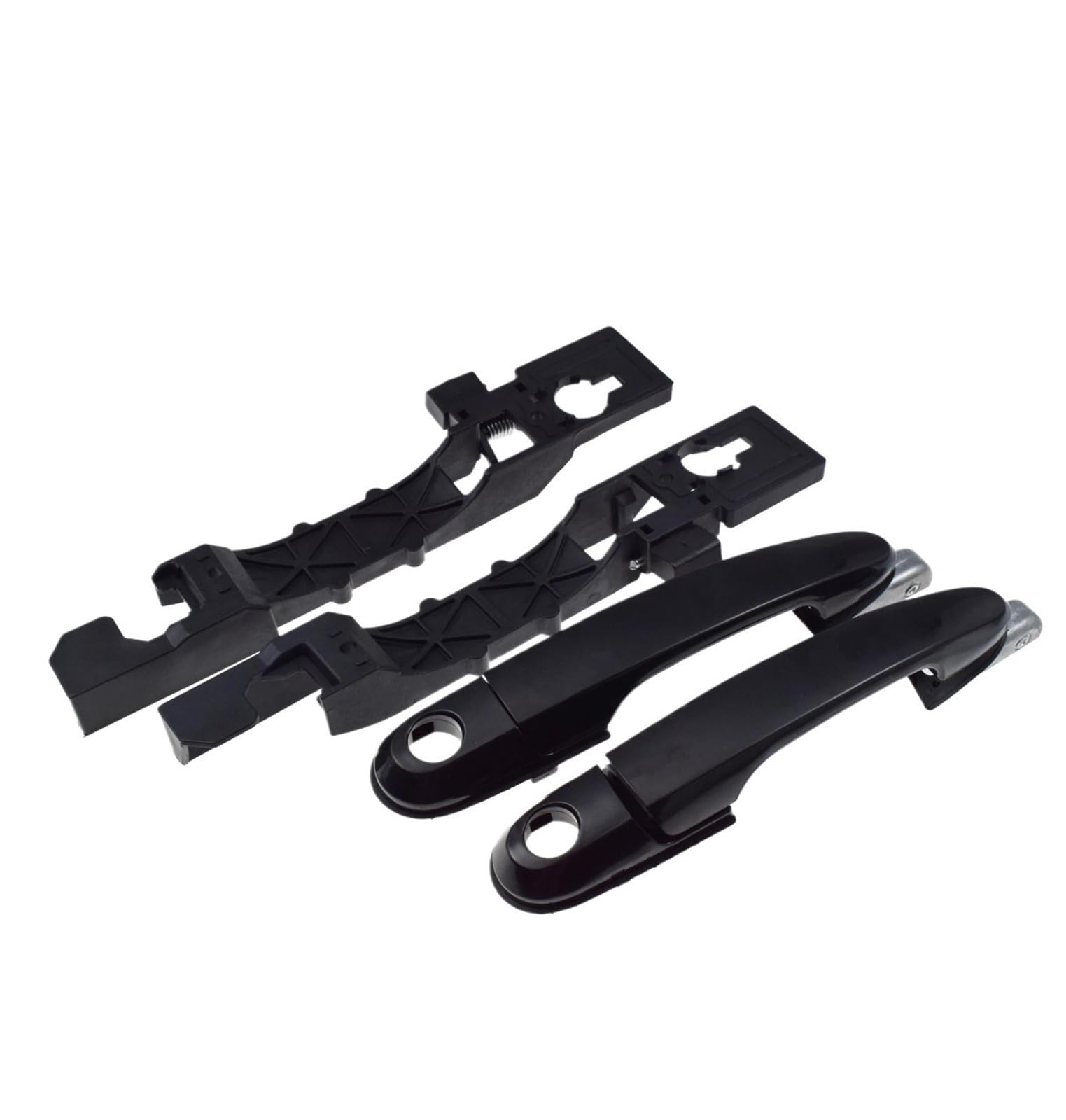 ZHQDRCY Door Open Handles for Hyundai for Tucson 2.0L .7L 2004-2009 Car Door Handle(2 Pcs Front LH RH)