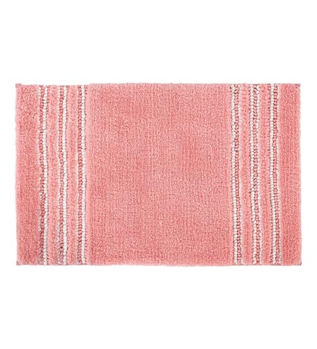 Image of Obsessions Ultra Soft Solid Bath Mat - Premium 1950 GSM Density, Anti-Skid Safety Backing & Superior Absorbency for Quick-Dry Comfort (50x80 cm, Peach)