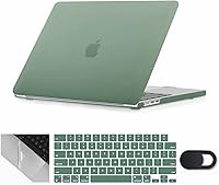 Vista 13 de Se7enline Funda compatible con MacBook Air de 15 pulgadas 2024 M4 M3 M2 para A2941/A3114/A3241, funda rígida mate para laptop, con funda protectora