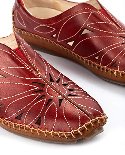 Image of PIKOLINOS Jerez 578-7399 Women's Slip-On Moccasins - Premium Calfskin Leather - Removable Cushioned Insole, Elastic Fit, Lightweight Everyday Comfort and Support