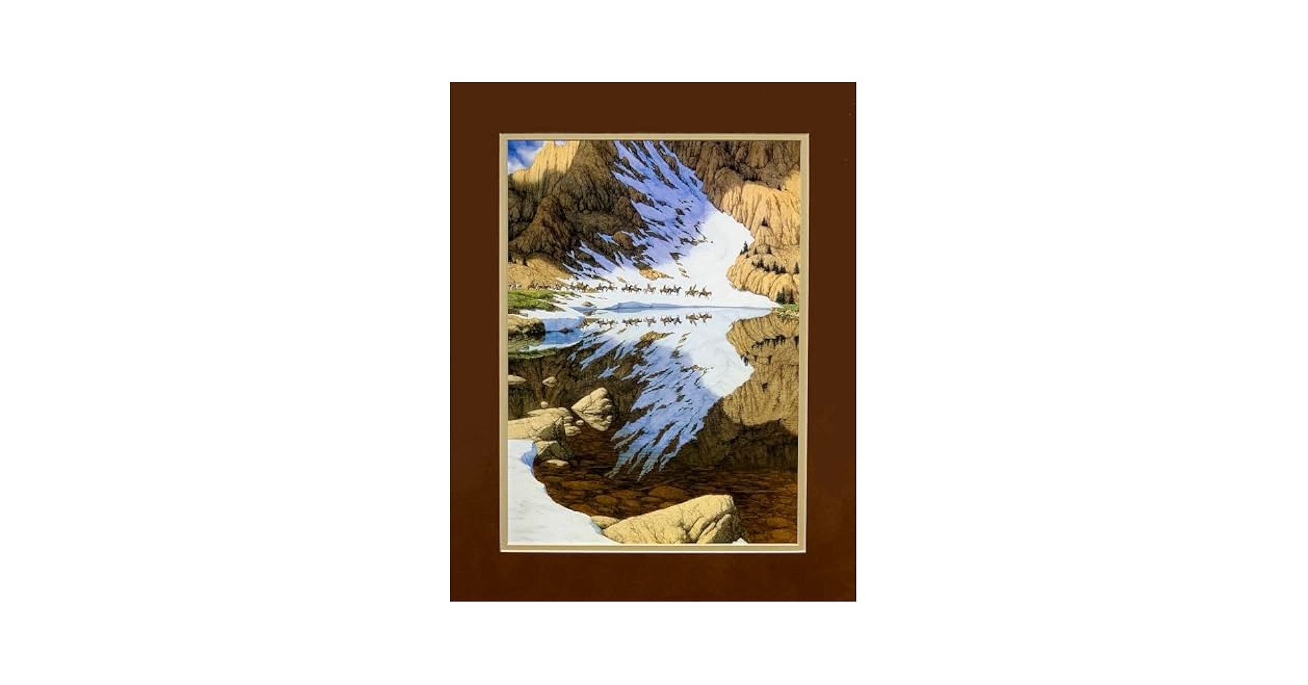 Amazon.com: Bev Doolittle Season of the Eagle 11 x 14 Matted