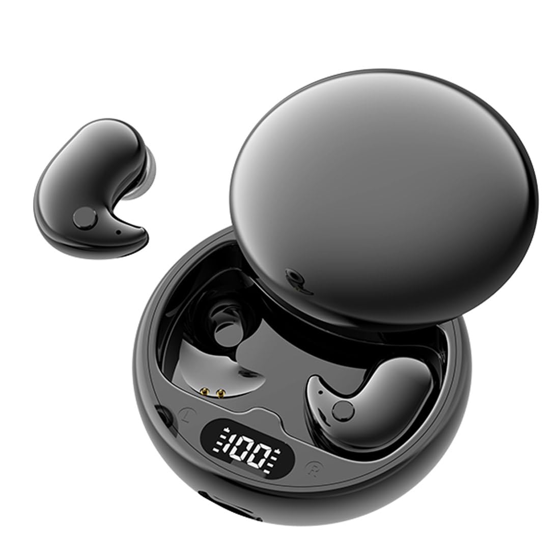 Micool Invisible Sleep Wireless Earphone Ipx5 Waterproof Earbuds Lightweight Sleep Headphones Bluetooth 5 3 Painless Sleeping Earphones for