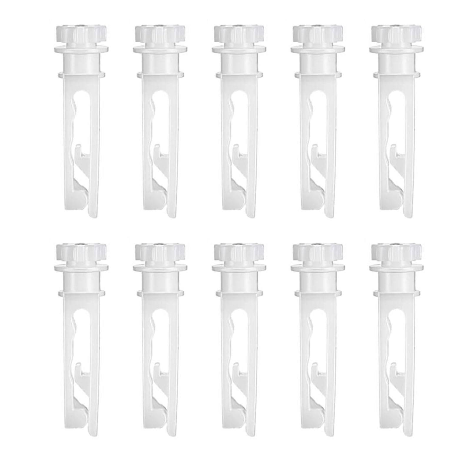 10Pieces Vertical Blind Stem White Carriers Clip For Home And Office Window