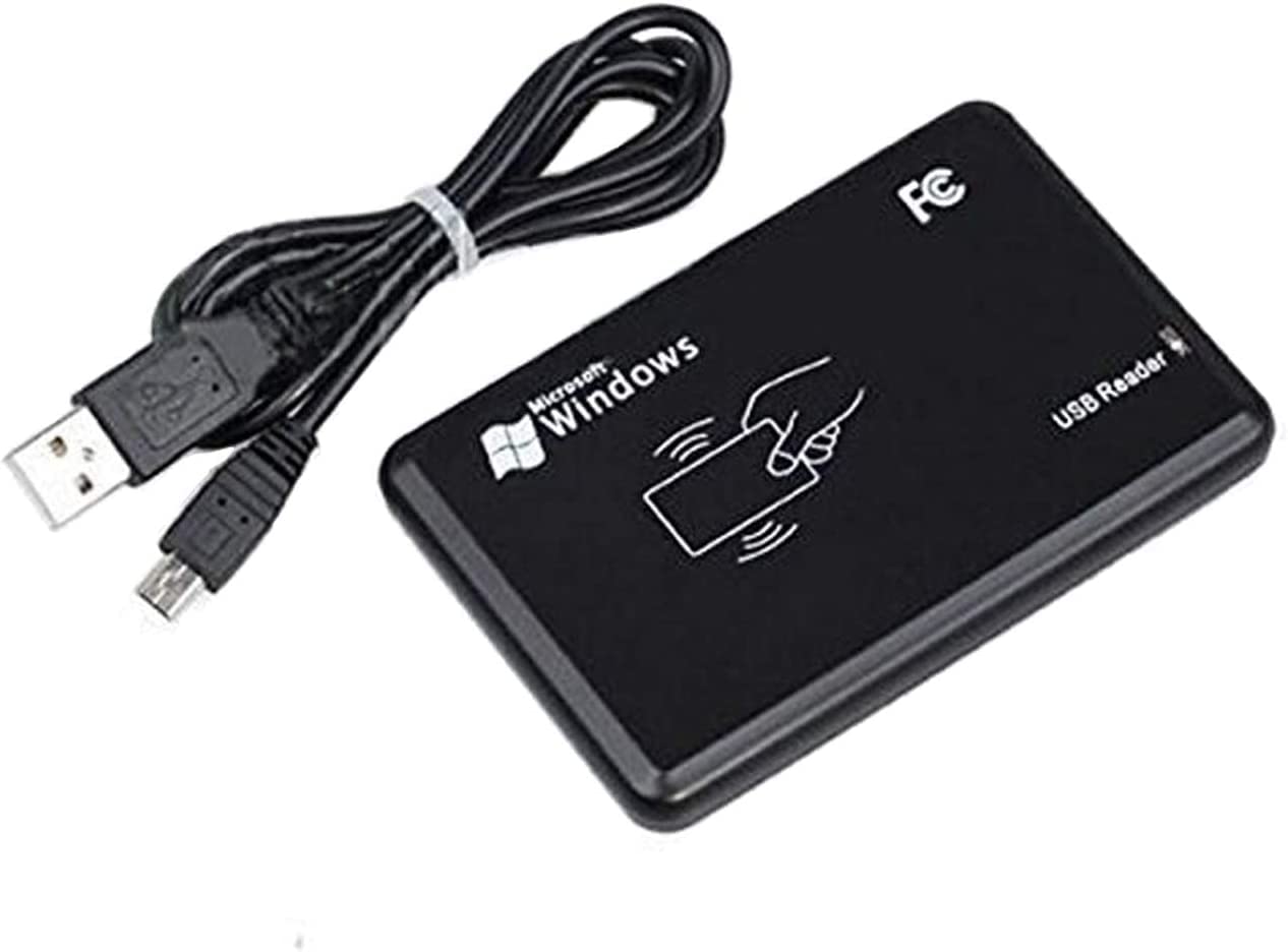 Système de contrôle d'accès à 4 portes avec panneau de contrôle d'accès magnétique de 272,2 kg - 110 V - Lecteur RFID sans bouton de sortie tactile - Lecteur USB - Carte RFID - Porte-clés