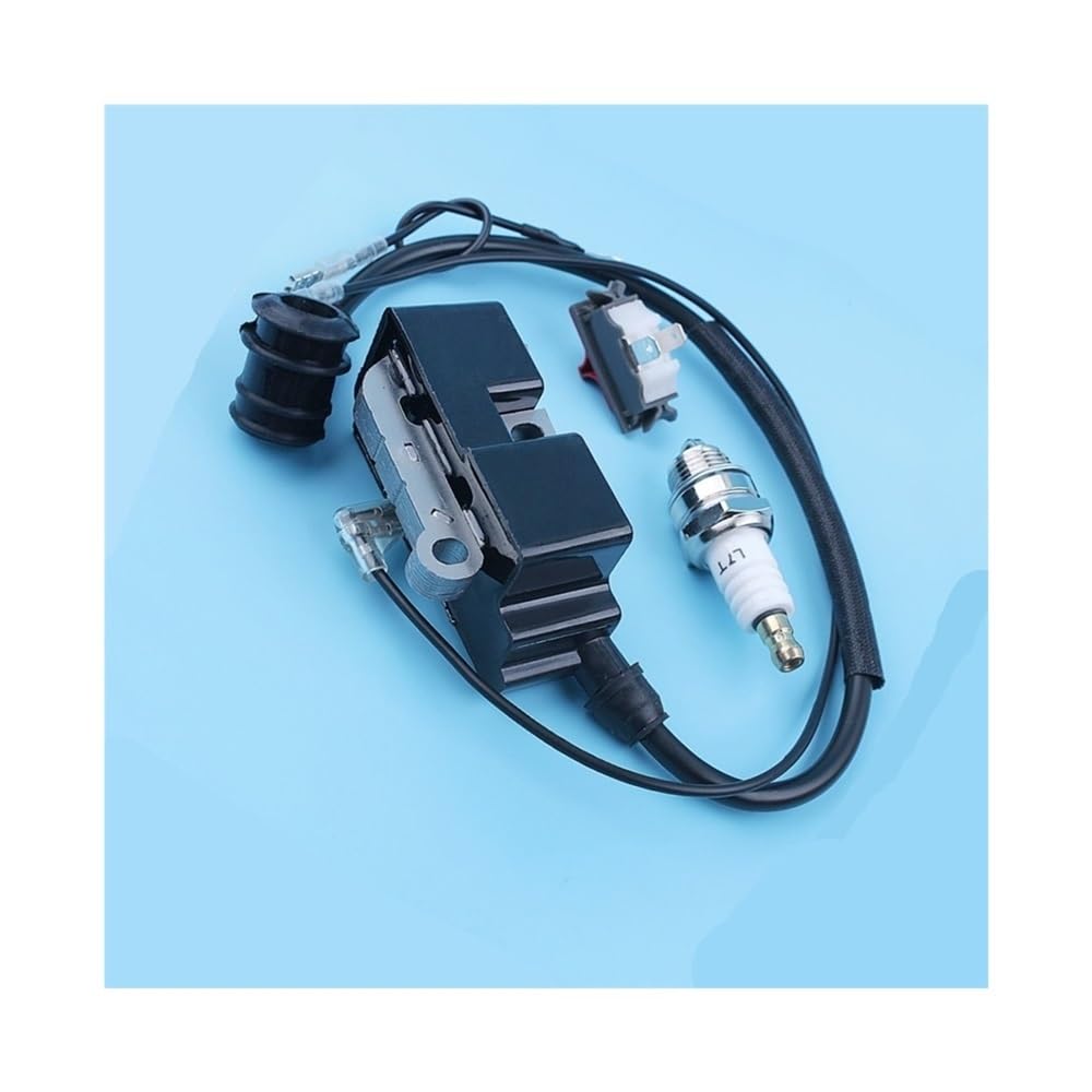 Kit de interruptor de parada de emergencia con módulo de bobina de encendido compatible con motosierras 357XP, 359, 455, 460, 461, 350, 351, 353, 345, 335XPT y 338.