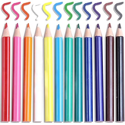 lafomukea Mini Triangular Coloured Pencils for Kids Cover