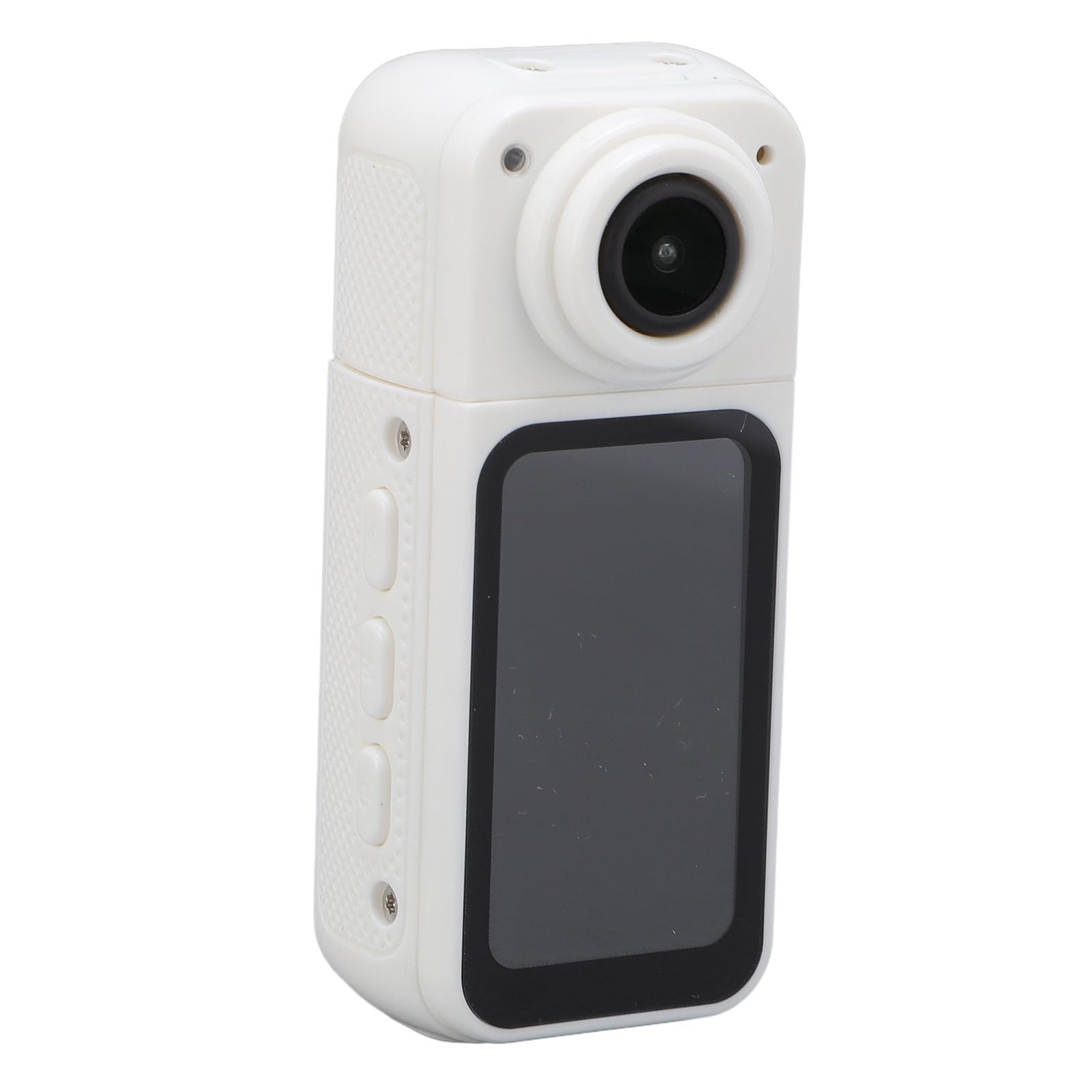 Generic Kamer Hełm, Kamera Kciuka Kompaktowa 2,7K Rejestracja Rejestracji POV System Magnetyczny IPS Ekran HD 350MAH Li Jonowy Motocykl Akumulatora (WHITE)