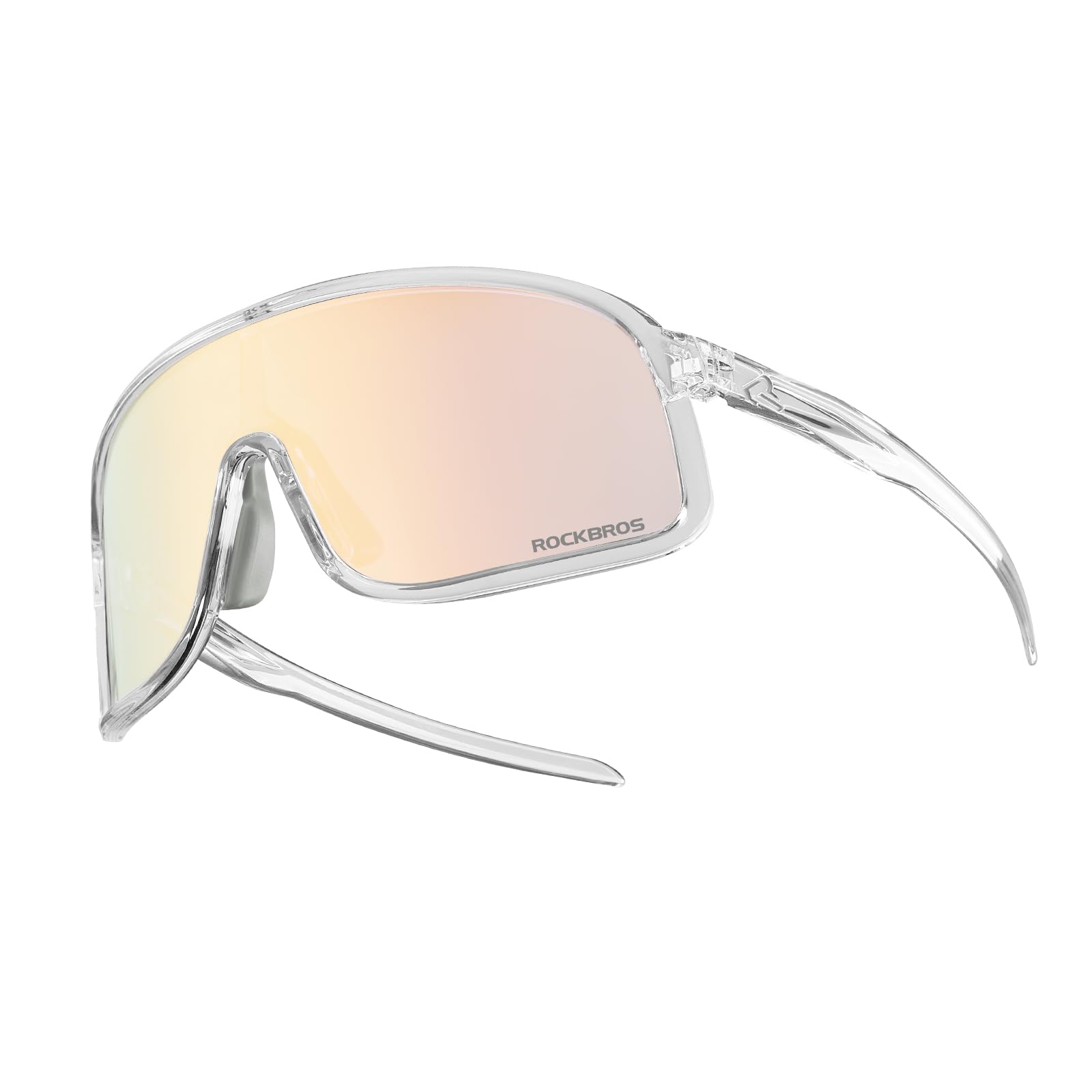 ROCKBROS Photochromic Sunglasses Women Men Cycling Glasses UV400 Transparent Photochromic Glasses for Cycling, Motorcycling, Driving, Running, Fishing, Golf, Riding