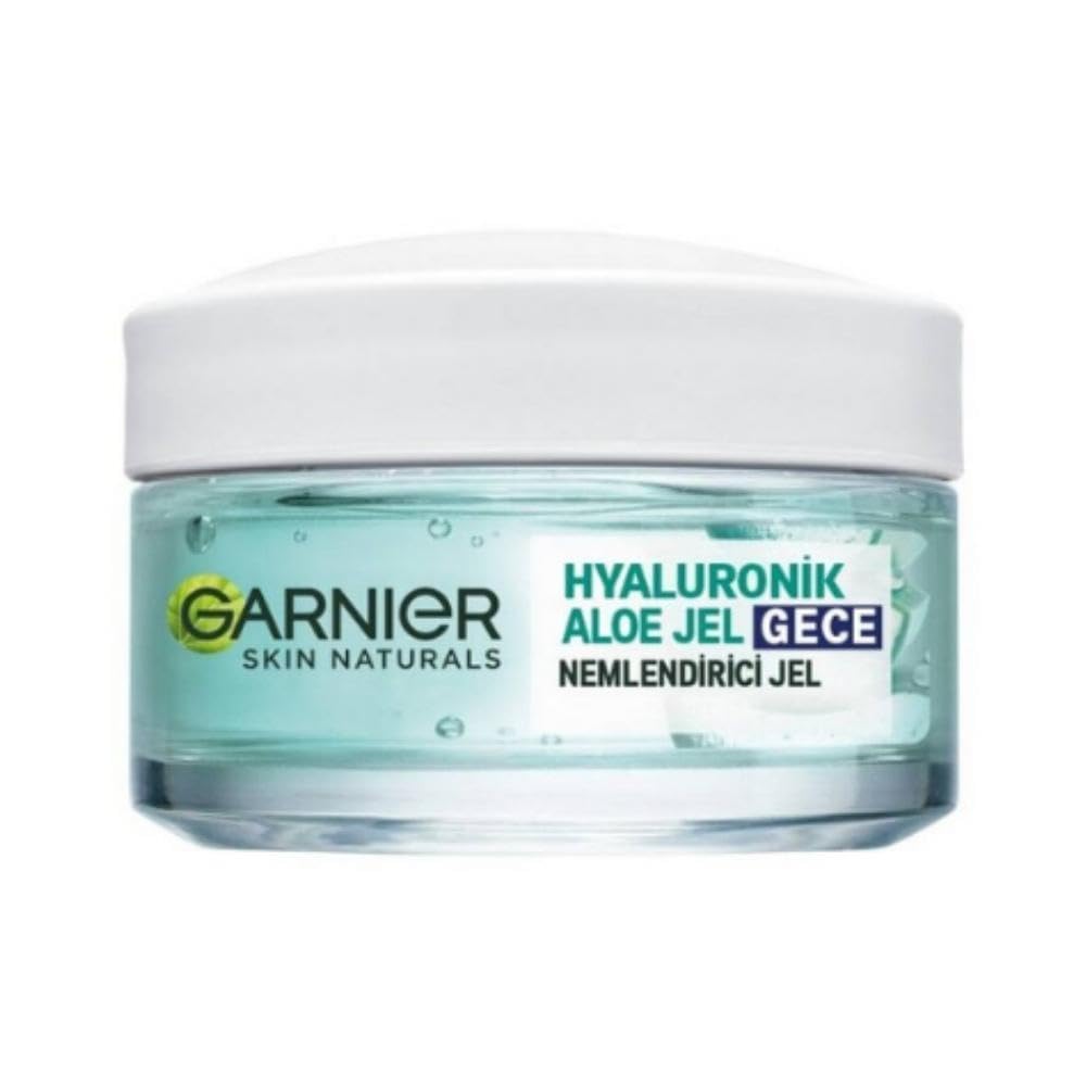 Amazon.com: Garnier Skin Naturals Hyaluronic Moisturizing Night Aloe Jelly,  50ml. : Beauty & Personal Care