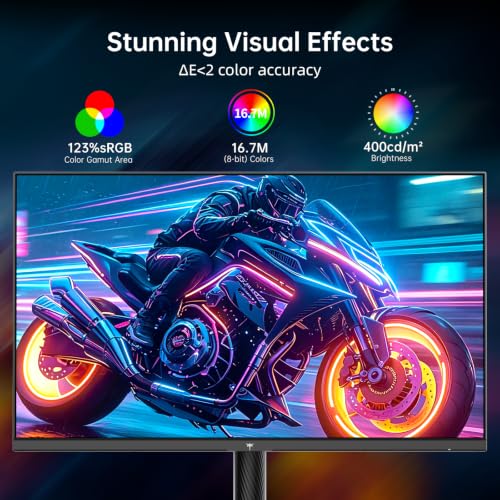 Image of KTC 27 Inch 240Hz Gaming Monitor, QHD 1440P 275Hz White Monitor, H27E6S