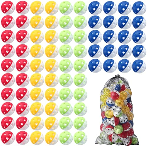 Soulchen 80 Pack Practice Golf Balls Limited Flight 42 mm/1.65